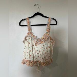 New with tags, Cottage-core American Eagle Cropped Tank